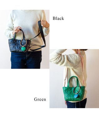 tsumori chisato CARRY ネコキルティング ショルダーバッグ 2way ミニバッグ ハンドバッグ ブラック