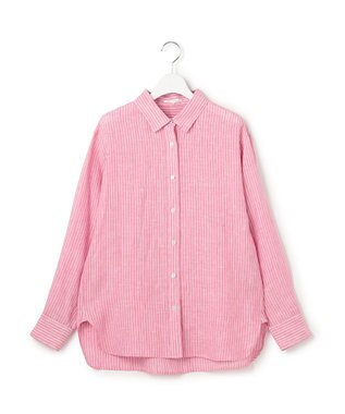 23区 【先行予約】LIBECOリネン ベーシック シャツ