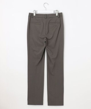 自由区 L 【洗える】WASHABLEPONTE テーパードパンツ カーキ系