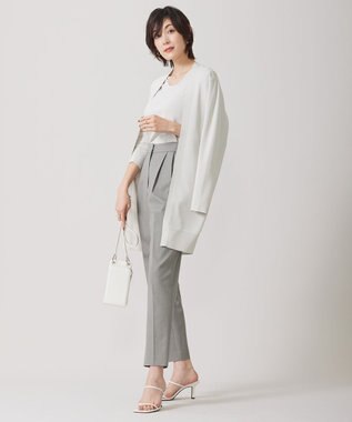 ICB 【洗える】 シンセティックフルニードル カーディガン トープ系