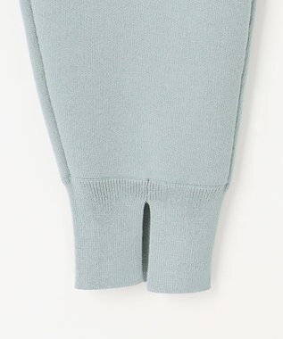 NAVE 【ReNAVE・洗える】スムースニット パンツ サックスブルー系