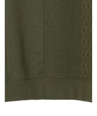 CRAFT STANDARD BOUTIQUE ＪＱカット切り替えプルオーバー1 Khaki