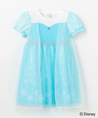 ANY KIDS 【ディズニープリンセス/フローズン】なりきりワンピース サックスブルー（エルサ）