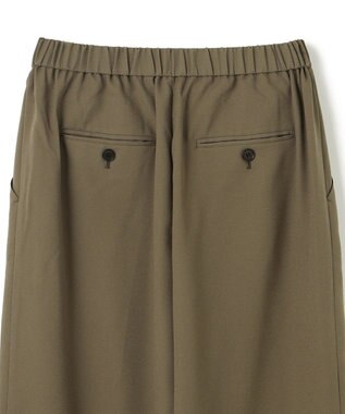 JOSEPH 【洗える】ノーブルサテン　ワイドトラウザーズ Moss