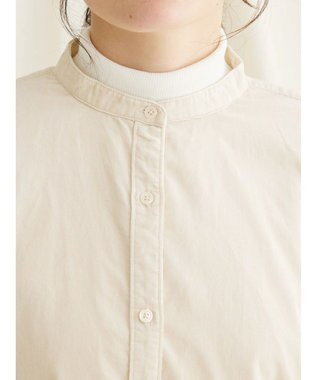 CRAFT STANDARD BOUTIQUE コーデュロイバンドカラーシャツ Ivory