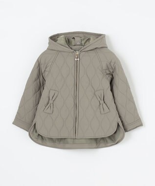ANY KIDS キルティングブルゾン カーキ