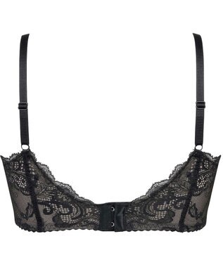 Wing ブラジャー Wing Lesiage 脇すっきりの着やせシルエット 背中の段差・脇のハミ肉軽減 【2920シリーズ】 Gカップまで対応 大きいサイズ ブラ PB2921 ウイング／ワコール ブラック