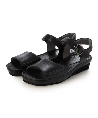 ing <ing>【WEB限定】【サスティナブル】ウエッジヒールレザーサンダル