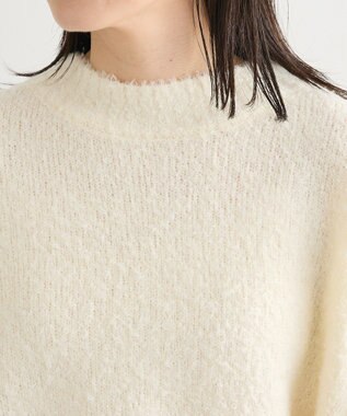 Green Parks ・Ｐｅｔｉｔ　Ｆｌｅｕｒ　ブークレワイドニット Off White