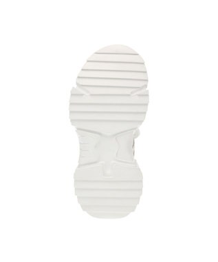 STEVE MADDEN KINGDOM ボリュームソールダブルレースアップスニーカー ホワイト