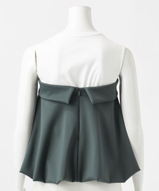 23区 L 【エステータ】スキューバ バルーンヘム ビスチェ グレー系