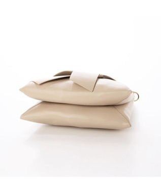 UNBILLION カシュカシュ cachecache / ビッグリボンスワローマチ2wayショルダー ベージュ