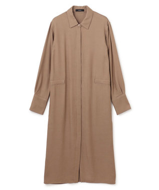 JOSEPH ビスコースツイル　シャツドレス Hickory