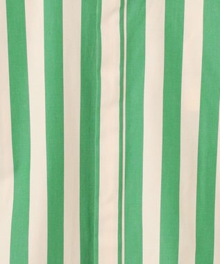 NAVE 【Nave 　洗える】ワイドストライプ ブラウス ライトグリーン系1