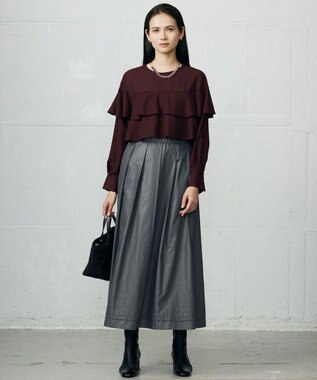 自由区 【カタログ掲載】ラスタータイプライター スカート スレート