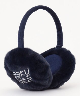 23区GOLF 【WOMEN】【防寒 】フェイクファー イヤーマフ ネイビー系