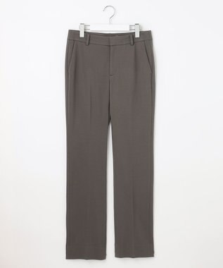 自由区 L 【洗える】WASHABLEPONTE テーパードパンツ カーキ系