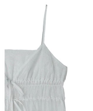 Green Parks ２ｗａｙ　レイヤードラメワンピース Light Gray