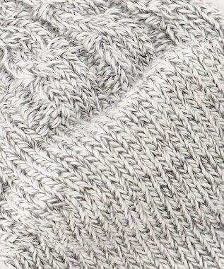 JOSEPH ABBOUD MOUNTAIN 【SPACE】OGコットンケーブル  ソックス アイボリー系