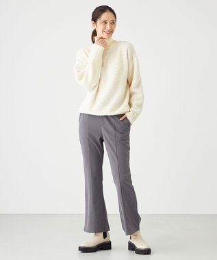 SHARE PARK LADIES カットジョーゼットボトムス グレー系