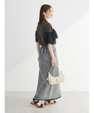 Green Parks ・ＳＵＧＡＲ　ＳＰＯＯＮ　レースフリルプルオーバー Charcoal Gray