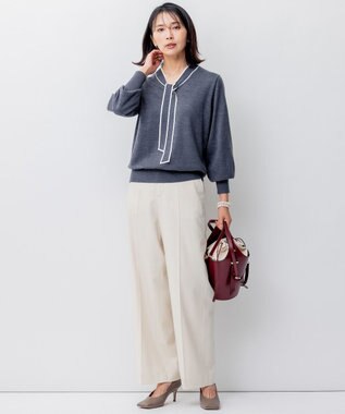 23区 バケツショルダー バッグ レッド系