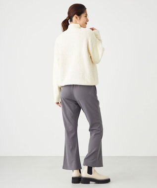 SHARE PARK LADIES カットジョーゼットボトムス グレー系