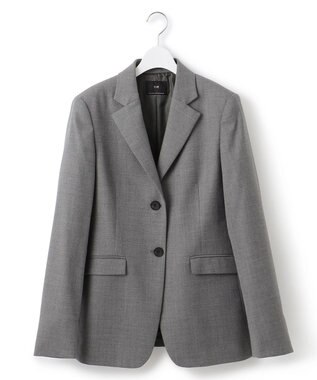 23区 【セットアップ対応】TWサキソニー シングル ジャケット ライトグレー系