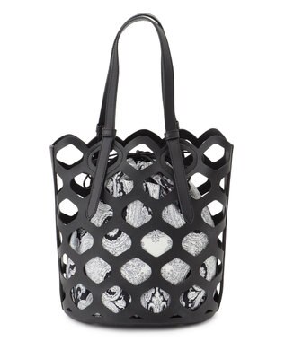 23区 【Oggi6月号掲載】Ratti ドローイング ペイズリー プリント コンビ バッグ ブラック系