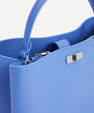 LIBERTY. アイフィス バーリントン トップハンドルバッグ スカイブルー