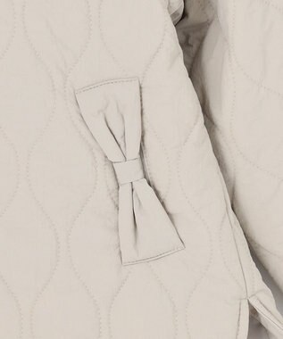 ANY KIDS キルティングブルゾン ライトベージュ