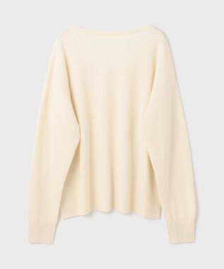 GRACE CONTINENTAL ウールVネックニットトップ ホワイト