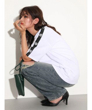 Green Parks ＥＧＯＩＳＴ　袖ロゴラインプルオーバー Off White