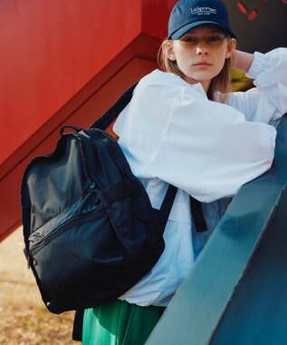 LeSportsac ROUTE BACKPACK/リサイクルドブラックJP リサイクルドブラックJP