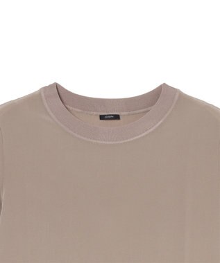 JOSEPH 【洗える】クレープ ド ソワ　ショートスリーブTEE Escargot