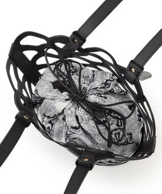 23区 【Oggi6月号掲載】Ratti ドローイング ペイズリー プリント コンビ バッグ ブラック系