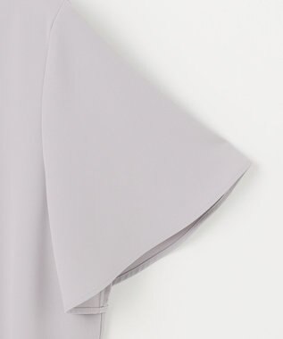 ANY SIS S 【接触冷感・UVカット・吸水速乾】サラキレイ ブラウス ライトグレー