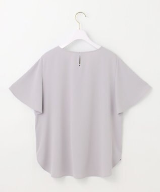 ANY SIS S 【接触冷感・UVカット・吸水速乾】サラキレイ ブラウス ライトグレー