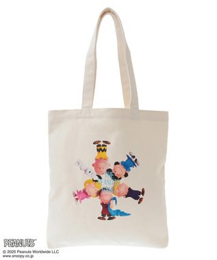 earth music&ecology ＰＥＡＮＵＴＳ／ｅａｒｔｈ　アソート３Ｄアートトート Natural