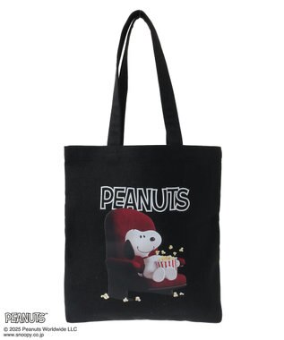 earth music&ecology ＰＥＡＮＵＴＳ／ｅａｒｔｈ　アソート３Ｄアートトート Black