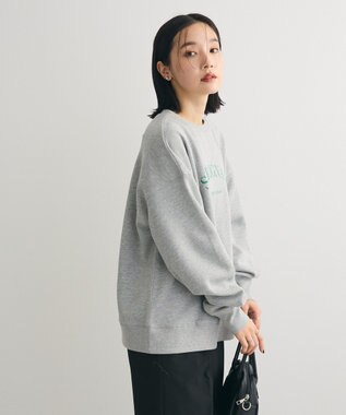 Green Parks 裏起毛アソートロゴプルオーバー Gray Mixture