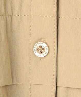 PW CIRCULUS 【すっきり見え袖】【WOMEN】サファリシャツ ゴルフウェア レディース ベージュ系