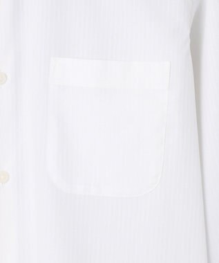 GOTAIRIKU 【形態安定】PREMIUMPLEATS_セミワイドカラー _織柄_通年ドレスシャツ(25年春夏モデル) 織柄ドビーストライプ