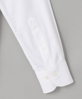 GOTAIRIKU 【形態安定】PREMIUMPLEATS_セミワイドカラー _織柄_通年ドレスシャツ(25年春夏モデル) 織柄ドビーストライプ