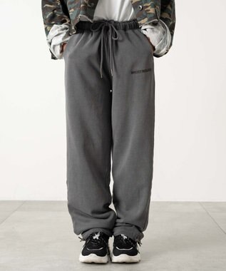 WEGO 【KIDS】ロゴスウェットパンツ（JUNIOR） スミクロ