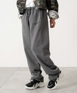 WEGO 【KIDS】ロゴスウェットパンツ（JUNIOR） スミクロ