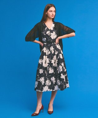 GRACE CONTINENTAL ラメシアーニットトップ ブラック