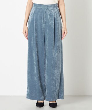 NAVE ブライトベロア パンツ ブルー系