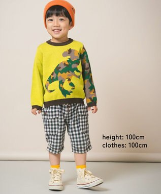 ami amie 恐竜カモフラプルオーバー145cm グリーン