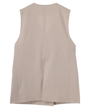 earth music&ecology ノーカラージレ Beige